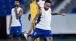 Neymar volta a treinar no Al-Hilal após quase um ano