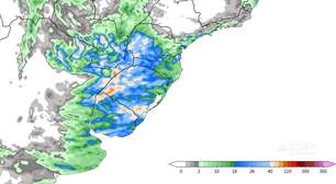 Rio Grande do Sul volta a ter alerta de chuvas intensas