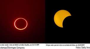 Eclipse solar parcial será visto em parte do Brasil