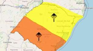 Rio Grande do Sul está sob dois alerta de tempestades