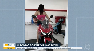 Irmãs são roubadas minutos após comprarem moto 0 km no Rio de Janeiro