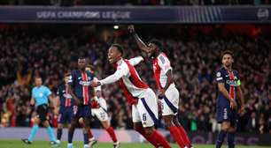 Com autoridade, Arsenal bate o PSG e vence a primeira na Champions