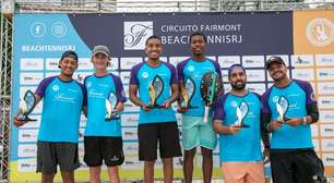 Dupla com líder do ranking conquista o título da 7ª etapa do Circuito Fairmont na Praia de Copacabana