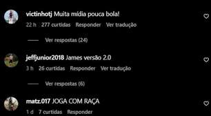 Torcedores do Corinthians cobram Memphis Depay no Instagram: 'James 2.0'