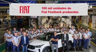 Fiat Fastback alcança 100 mil unidades produzidas