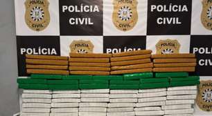 Uma mulher e dois homens presos em flagrante com 99 tijolos de maconha e 592 "balas" de ecstasy no RS