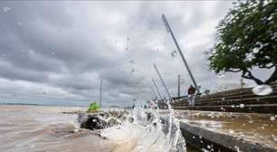 Nível do Guaíba volta a subir em Porto Alegre