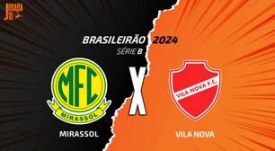 Mirassol x Vila Nova: escalações, onde assistir e arbitragem