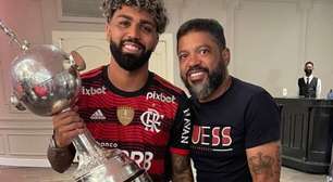 Pai do Gabigol, do Flamengo, celebra: 'Meu menino voltou a sorrir'