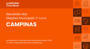 Resultado do 1° turno das Eleições 2024 em Campinas (SP)