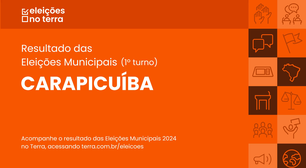 Resultado do 1° turno das Eleições 2024 em Carapicuíba (SP)