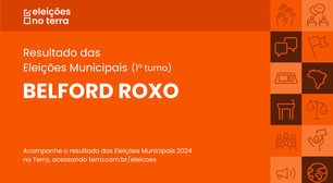 Eleições 2024: acompanhe a apuração do 1° turno para a prefeitura de Belford Roxo (RJ)