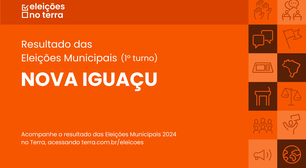 Resultado do 1° turno das Eleições 2024 em Nova Iguaçu (RJ)