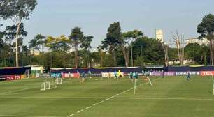 Seleção Brasileira realiza primeiro treino no CT do Palmeiras