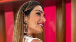 Patrícia Poeta elege look off-white e justo: veja marca e preço