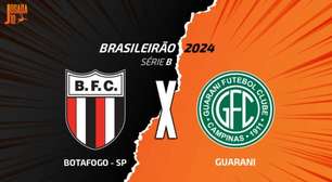 Botafogo-SP x Guarani: onde assistir, escalações e arbitragem