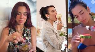 Nova 'MasterChef'? Dua Lipa choca internautas com receitas bizarras: de sorvete com azeite a refrigerante com picles e pimenta!