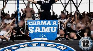 Torcida de clube da Europa adotou o "Chama a SAMU", que viralizou com a torcida do Vitória