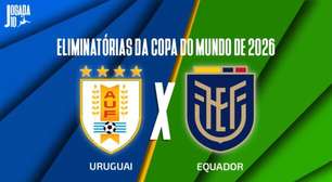 Uruguai x Equador: onde assistir, escalações e arbitragem