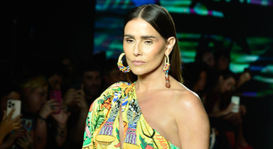 SPFW: Deborah Secco em clima de axé com a loira do Tchan