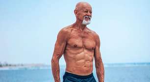 Senhor de 70 anos leva vida assídua de treinos e desenvolve corpo musculoso