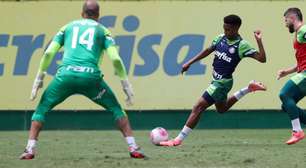 Palmeiras deve ter Estêvão como titular contra o Juventude; veja provável escalação