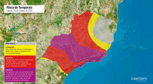 Climatempo alerta: Perigo de chuvas volumosas na Região Sudeste