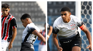 Dupla decisiva do Corinthians, Luiz Fernando e Gui Negão valorizam vantagem na semifinal do Paulista sub-17