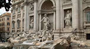 Fontana di Trevi, em Roma, está fechada para restauração; acesso pode ser cobrado em breve