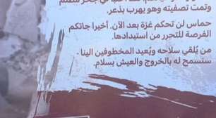 Israel lança panfletos sobre Gaza mostrando corpo de Sinwar e mensagem ao Hamas