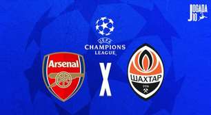 Arsenal x Shakhtar Donetsk: onde assistir, escalações e arbitragem