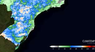 Semana chuvosa com frente fria no sul do Brasil