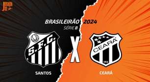 Santos x Ceará: escalações, onde assistir e arbitragem