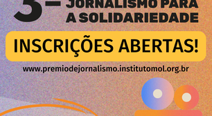 Prêmio MOL de Jornalismo abre inscrições