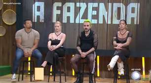 'A Fazenda 16': Fernando, Gilson, Julia e Luana estão na 5ª roça