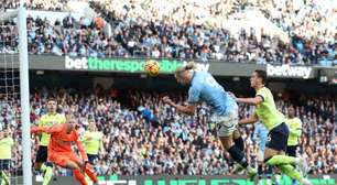 Haaland marca na vitória do City pelo Inglês