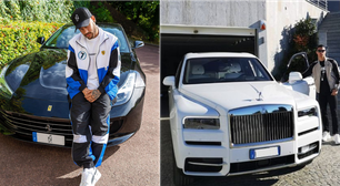 Lamborghini, Maserati MC12 e até Rolls-Royce: Neymar tem mais de R$ 40 milhões em carros