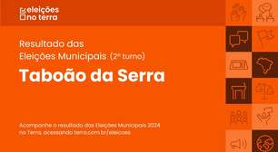 Resultado do 2° turno das Eleições 2024 em Taboão da Serra/SP