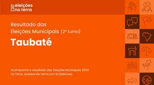 Resultado do 2° turno das Eleições 2024 em Taubaté/SP