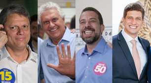 Tarcísio, Caiado, Boulos e João Campos: veja políticos que saíram 'mais fortes da eleição'