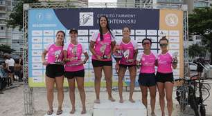 Surpresas marcam a 8ª etapa do Circuito Fairmont de Beach Tennis em Copacabana