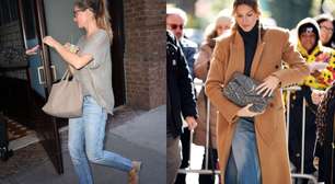 Duas bolsas muito chiques que Gisele Bündchen não para de usar e que podem ser as maiores aliadas na gravidez da modelo