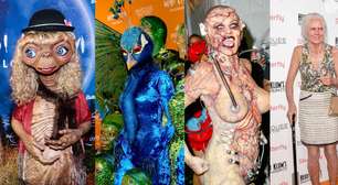 Rainha do Halloween! E.T., pavão, idosa e mais: os 10 looks mais icônicos e bizarros de Heidi Klum para o Dia das Bruxas