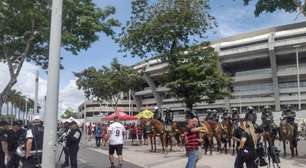 Flamengo x Atlético: apesar de rivalidade, clima é pacífico no entorno do Maracanã