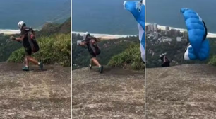 Homem morre ao cair de parapente no Rio de Janeiro