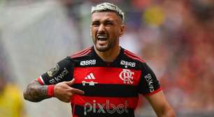 Arrascaeta vê Gabigol 'obcecado' no Flamengo: 'Tem muita estrela'