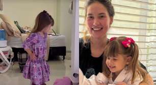 Filha de Virginia faz pedido inesperado à mãe durante brincadeira: 'Qual a música?'