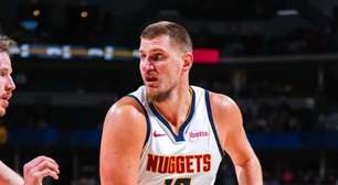 Nikola Jokic faz triplo-duplo e Nuggets "sobrevive" ao Raptors