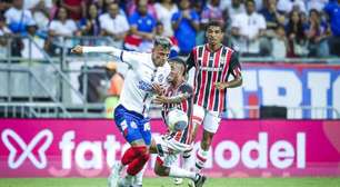 São Paulo se aproveita de erros do Bahia e vence por 3 a 0 fora de casa