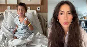 Gabi Brandt faz alerta após filho passar por cirurgia: 'Observar muito bem'